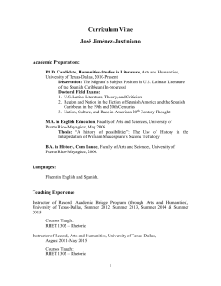 Curriculum Vitae