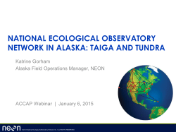 National Ecological Observatory Network in Alaska: Taiga and