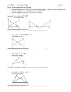Geometry CC 4.5 Overlapping Triangles Page 17 Proving