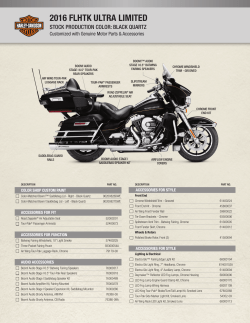 2016 flhtk ultra limited - Harley