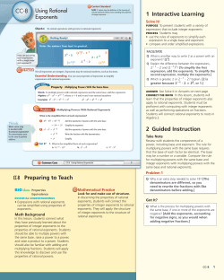CC-8 Preparing to Teach 1 Interactive Learning 2 Guided