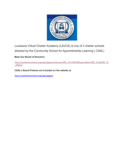 CSAL Meet our Charter Board - Louisiana Virtual Charter Academy