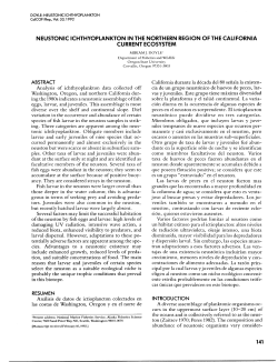 neustonic ichthyoplankton in the northern region of