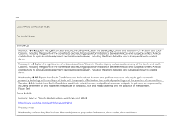 aa Lesson Plans for Week of 10.316 For Annie Hinson Standard(s
