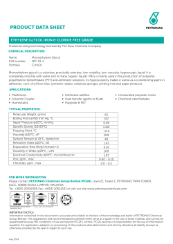 MEG ICF - PETRONAS Chemicals Group Berhad