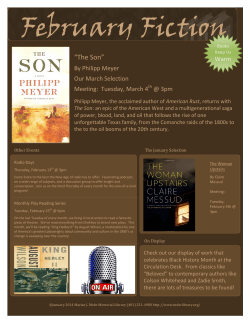 Book club flyer