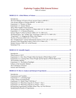 Exploring Creation With General Science