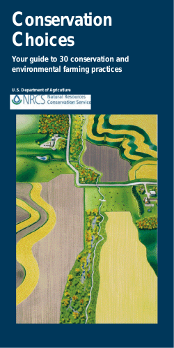 Conservation Choices - National FFA Organization