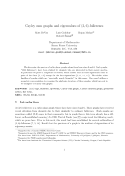 Cayley sum graphs and eigenvalues of (3,6)-fullerenes