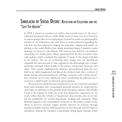 Simulacra of Social Desire - Rollins Scholarship Online