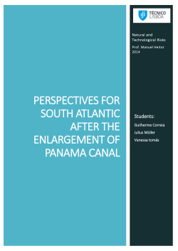 Perpectives for south atlantic after the enlargment of Panama Canal