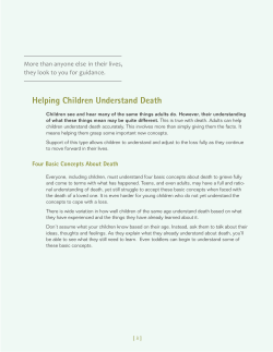 Helping Children Understand Death