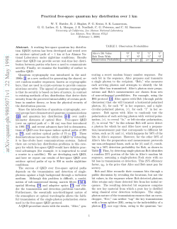 Practical free-space quantum key distribution over 1 km