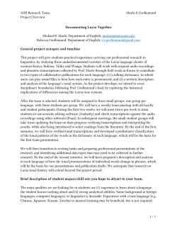 Documenting Luyia Together