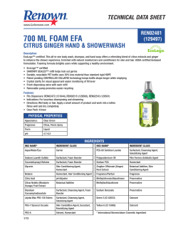 700 ML FOAM EFA - Renown® Products