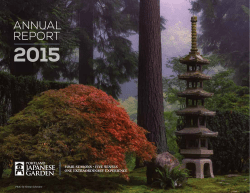 annual report - Portland Japanese Garden