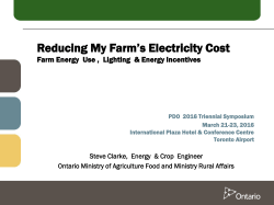 Energy on Farm - Progressive Dairy Operators