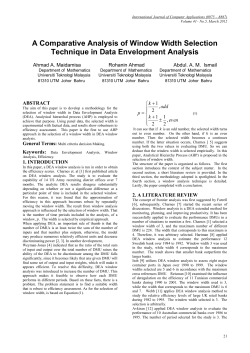 A Comparative Analysis of Window Width Selection Technique in