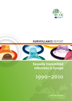 Sexually transmitted infections in Europe - ECDC