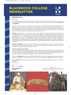 Christmas 2016 Newsletter