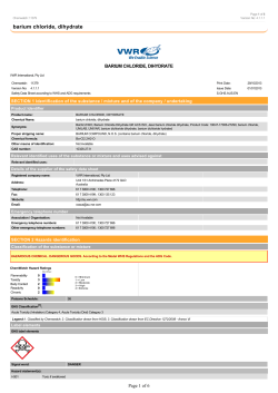 barium chloride, dihydrate