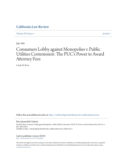 Consumers Lobby against Monopolies v. Public Utilities