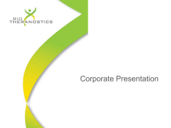 Our Investor Presentation