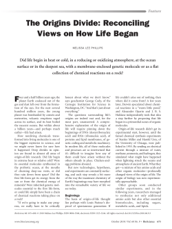 The Origins Divide: Reconciling Views on How Life Began