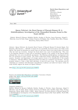 - Zurich Open Repository and Archive