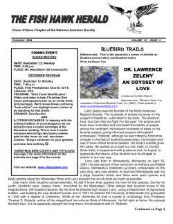 December 2004 - Coeur d`Alene Audubon Society