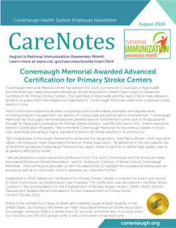 August 2016 - Conemaugh Health System