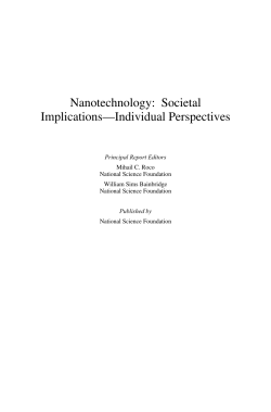 Societal Implications&mdash;Individual Perspectives