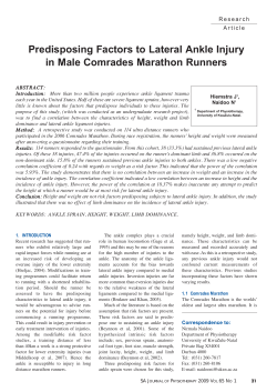 Print this article - South African Journal of Physiotherapy