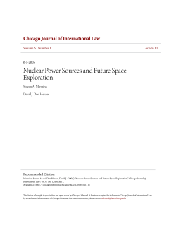 Nuclear Power Sources and Future Space Exploration