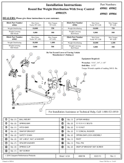 Installation Instructions