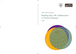 Building Indo&ndash;UK Collaboration in Chronic Diseases