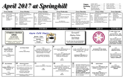 April 2017 at Springhill