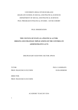universit&agrave; degli studi di milano graduate school in social and
