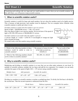 2.3 Experiments and Data