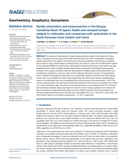 Geochemistry, Geophysics, Geosystems