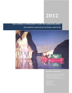 alcohol consumption in greenland