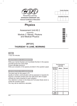 AY121 - CCEA