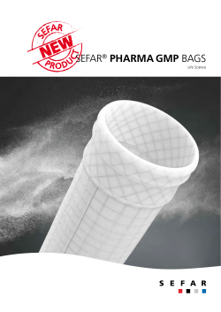 Filtration &ndash; SEFAR PHARMA GMP Bags
