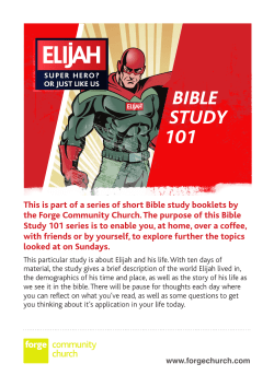 bible study 101 - The Forge Community Church