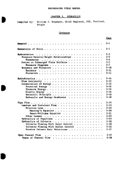 Chapter 3 - Hydraulics