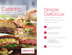 See Our Menu