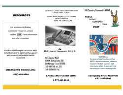 Hill Country Mobile Crisis Outreach Team
