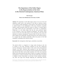 P. Szczypa The Importance of the Father Figure PJES 1(2015)