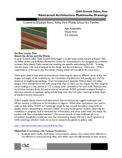 Flow - Abstracted Architecture Multimedia Drawings