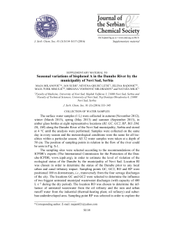 SUPPLEMENTARY MATERIAL TO Seasonal variations of bisphenol